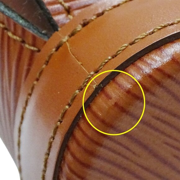 LOUIS VUITTON Brown Leather Bag - Picture 8 of 16